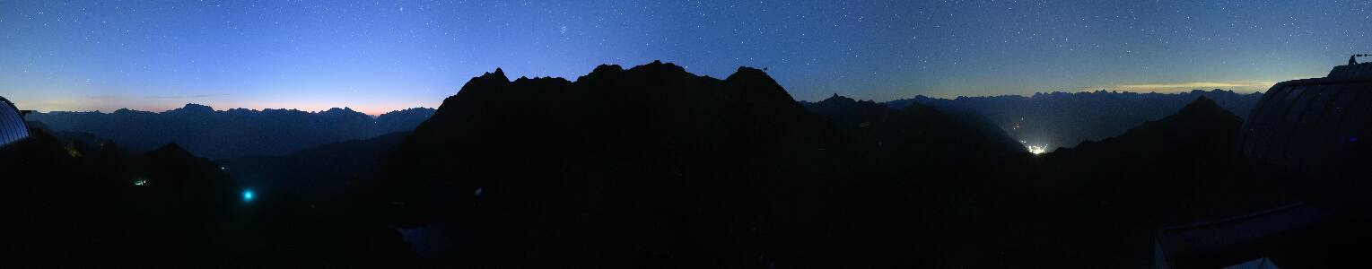 Silvretta Montafon Panorama Bahn am Hochjoch