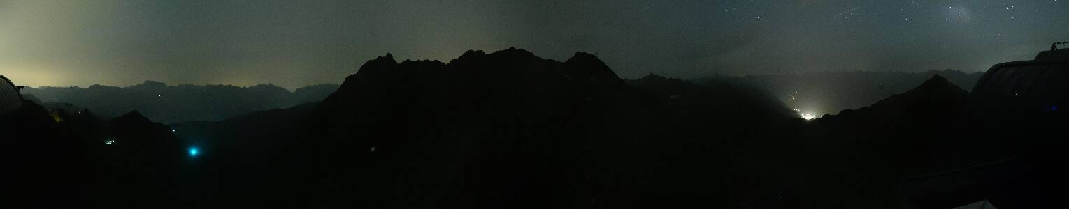 Silvretta Montafon Panorama Bahn am Hochjoch