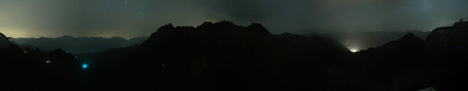Silvretta Montafon Panorama Bahn am Hochjoch