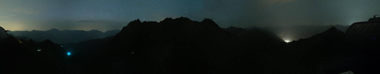 Silvretta Montafon Panorama Bahn am Hochjoch