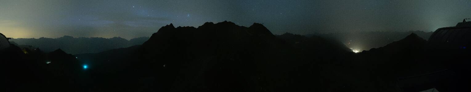 Silvretta Montafon Panorama Bahn am Hochjoch