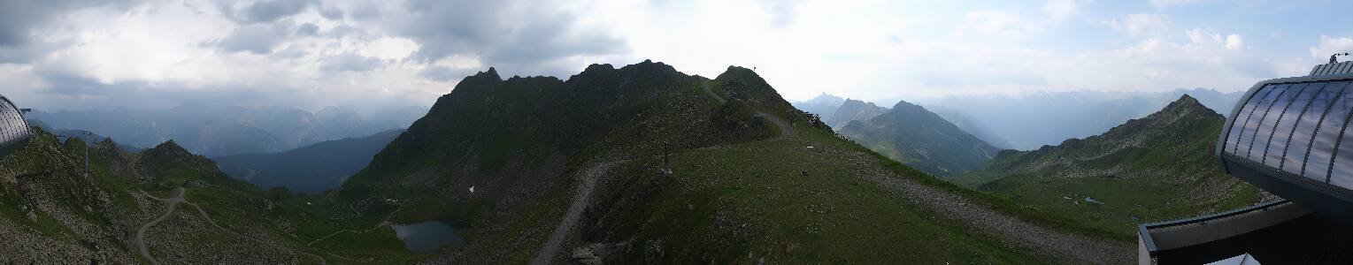Silvretta Montafon Panorama Bahn am Hochjoch