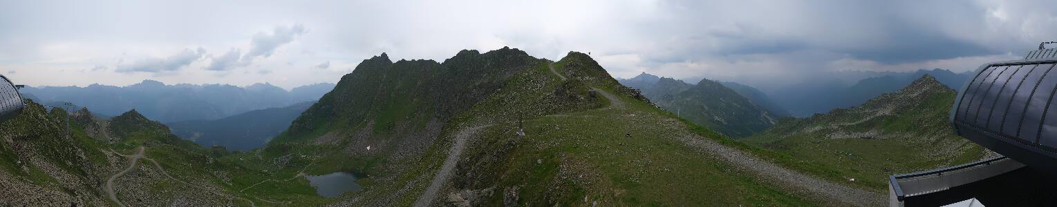 Silvretta Montafon Panorama Bahn am Hochjoch