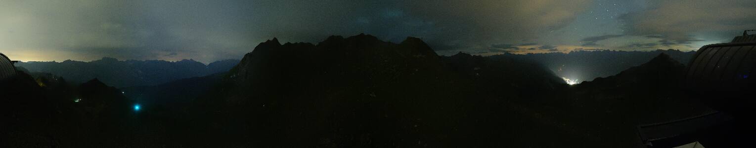 Silvretta Montafon Panorama Bahn am Hochjoch