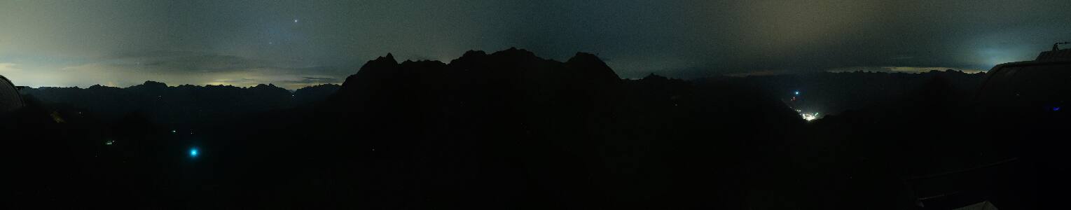 Silvretta Montafon Panorama Bahn am Hochjoch