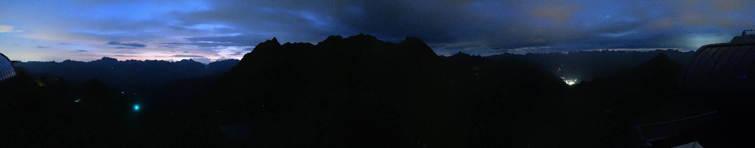Silvretta Montafon Panorama Bahn am Hochjoch