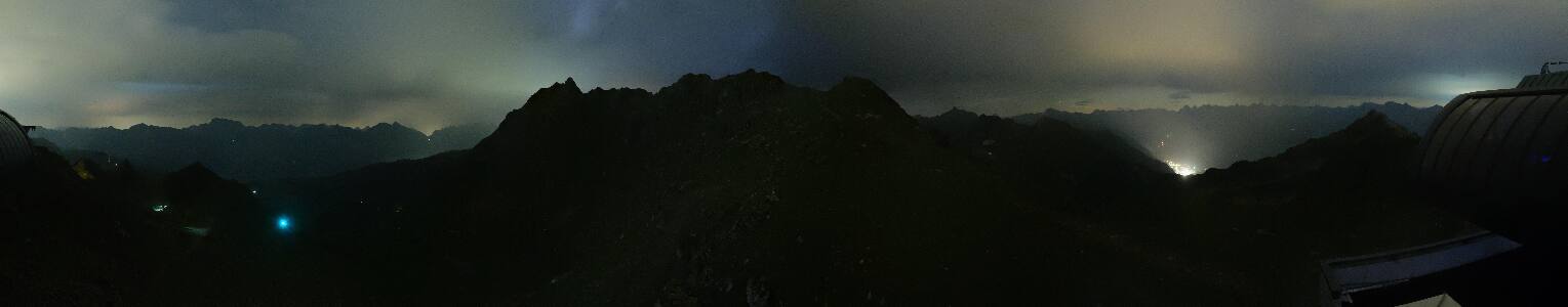 Silvretta Montafon Panorama Bahn am Hochjoch
