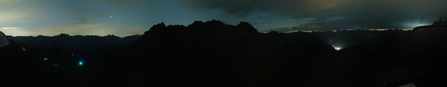 Silvretta Montafon Panorama Bahn am Hochjoch