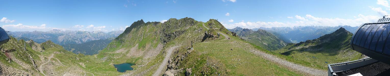Silvretta Montafon | Panorama Bahn am Hochjoch
