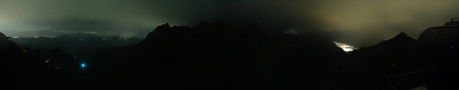 Silvretta Montafon Panorama Bahn am Hochjoch