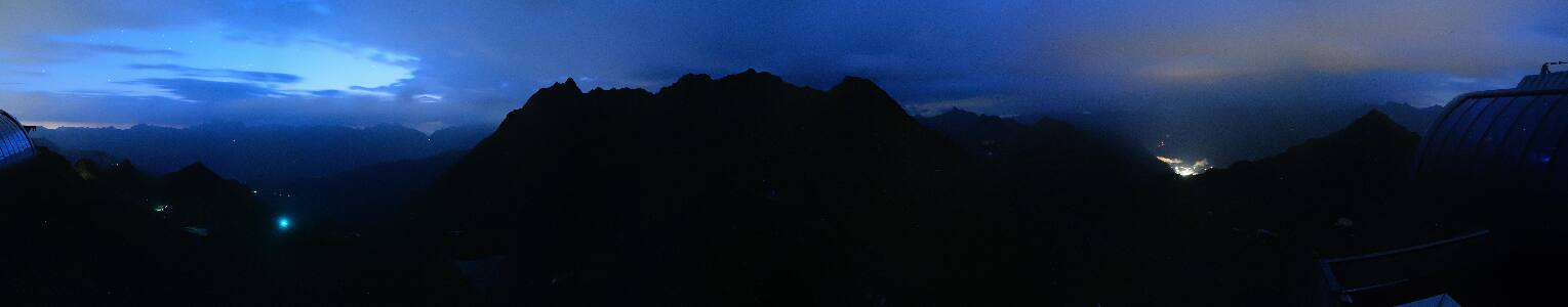 Silvretta Montafon Panorama Bahn am Hochjoch