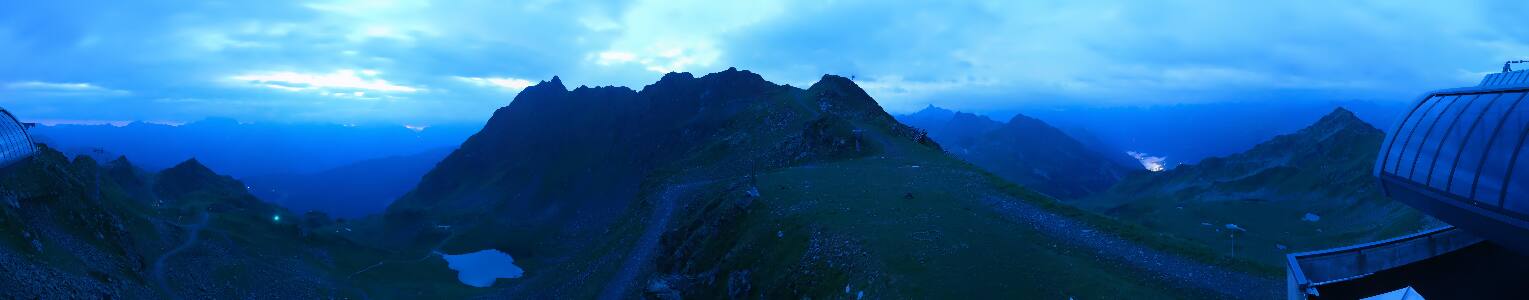 Silvretta Montafon Panorama Bahn am Hochjoch
