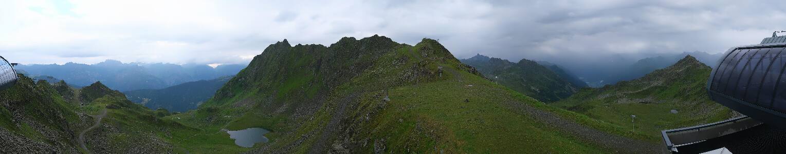 Silvretta Montafon Panorama Bahn am Hochjoch