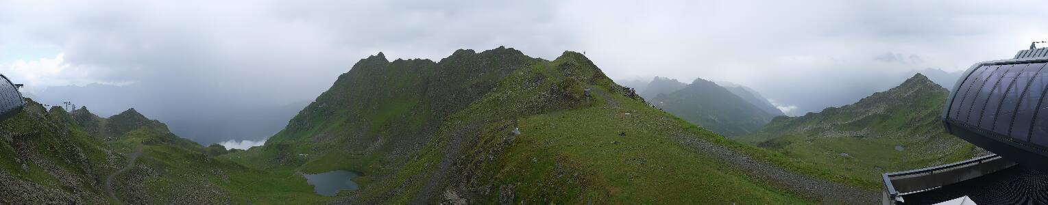 Silvretta Montafon Panorama Bahn am Hochjoch