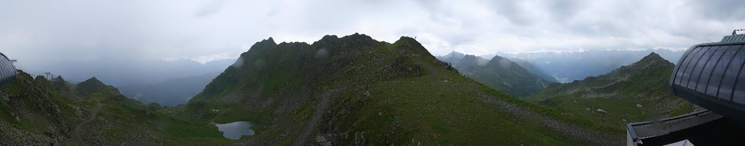 Silvretta Montafon Panorama Bahn am Hochjoch