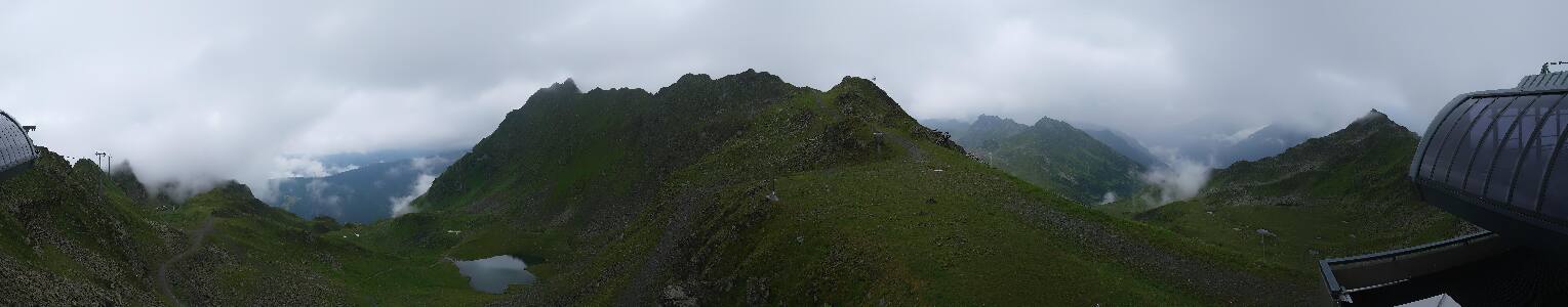 Silvretta Montafon Panorama Bahn am Hochjoch