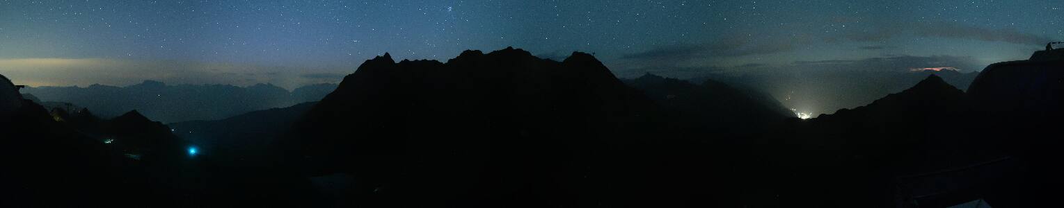 Silvretta Montafon Panorama Bahn am Hochjoch