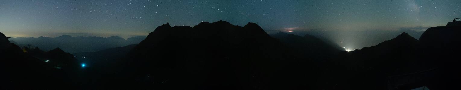 Silvretta Montafon Panorama Bahn am Hochjoch
