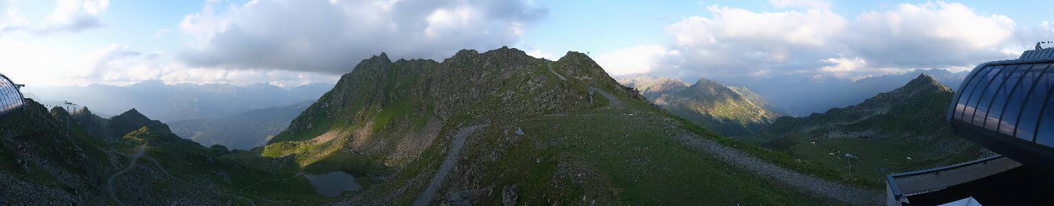 Silvretta Montafon Panorama Bahn am Hochjoch