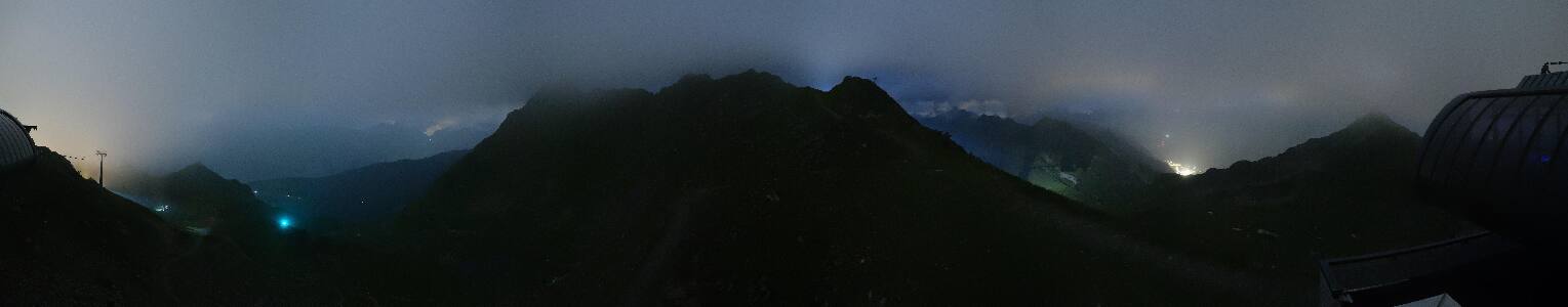 Silvretta Montafon Panorama Bahn am Hochjoch