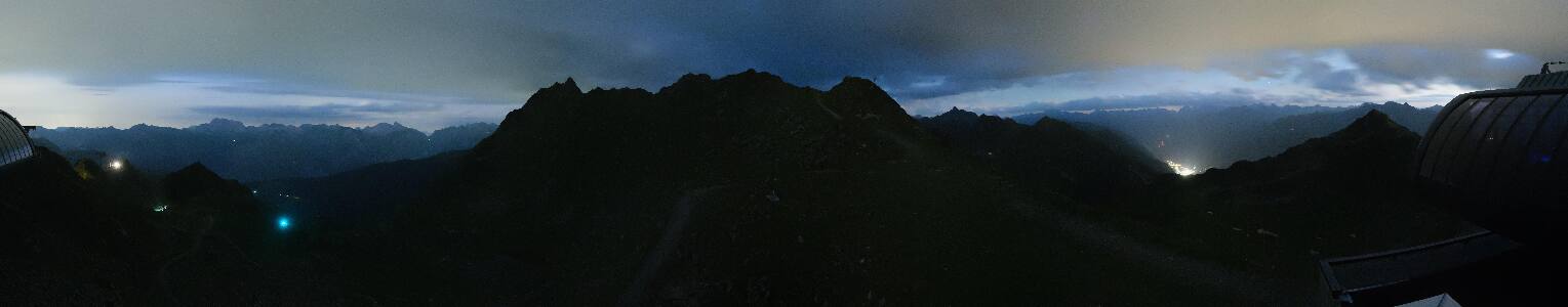 Silvretta Montafon Panorama Bahn am Hochjoch
