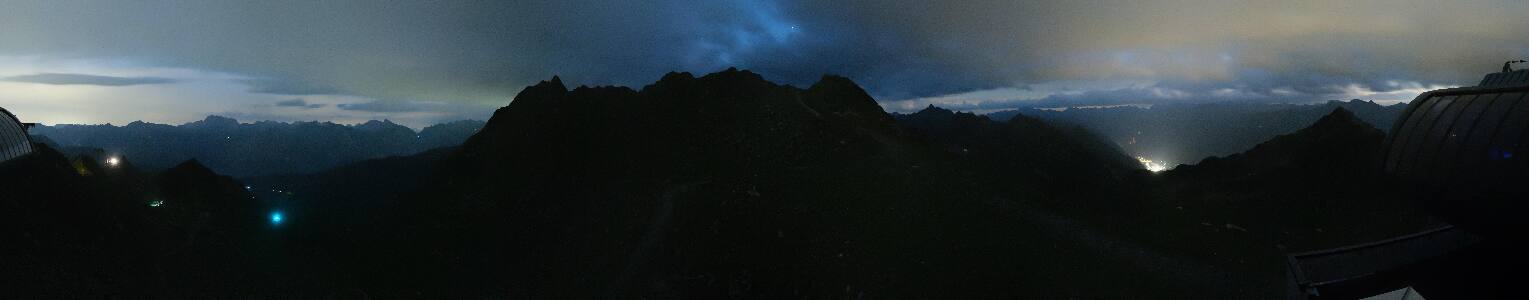 Silvretta Montafon Panorama Bahn am Hochjoch