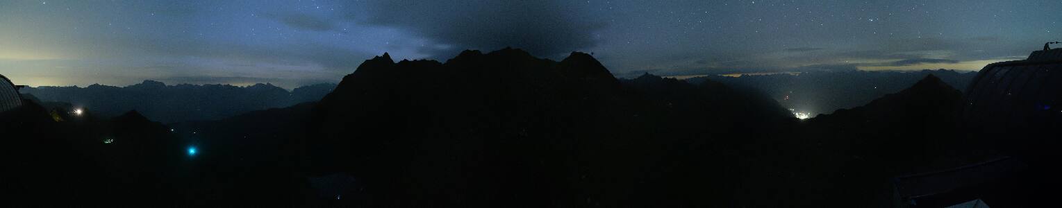 Silvretta Montafon Panorama Bahn am Hochjoch