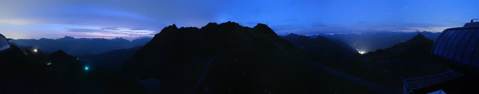 Silvretta Montafon Panorama Bahn am Hochjoch