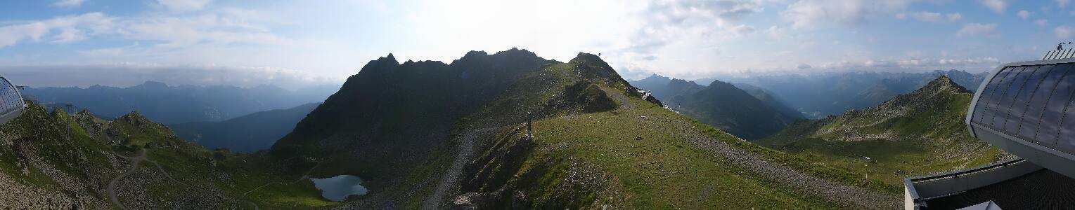 Silvretta Montafon Panorama Bahn am Hochjoch