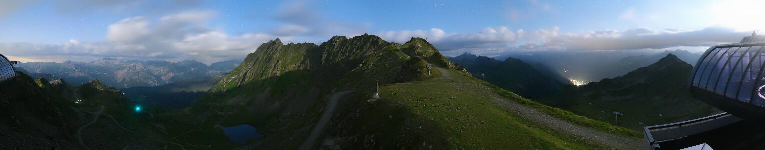 Silvretta Montafon Panorama Bahn am Hochjoch