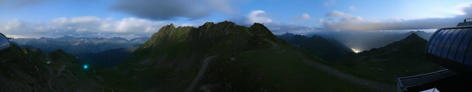 Silvretta Montafon Panorama Bahn am Hochjoch