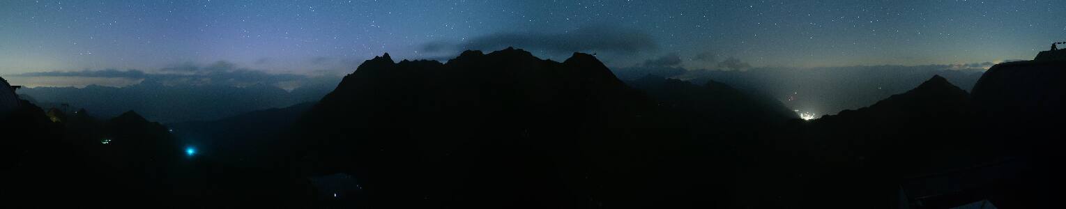 Silvretta Montafon Panorama Bahn am Hochjoch