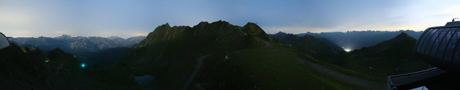 Silvretta Montafon Panorama Bahn am Hochjoch