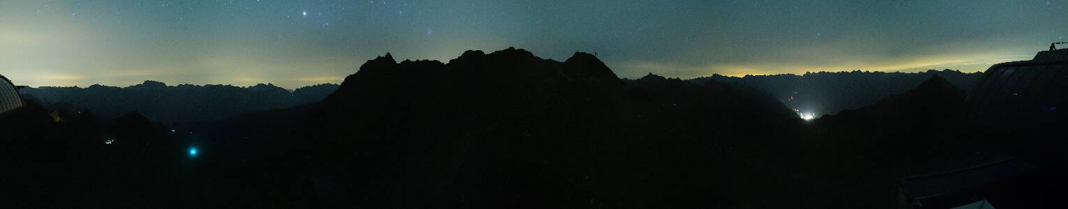 Silvretta Montafon Panorama Bahn am Hochjoch