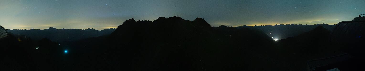Silvretta Montafon Panorama Bahn am Hochjoch