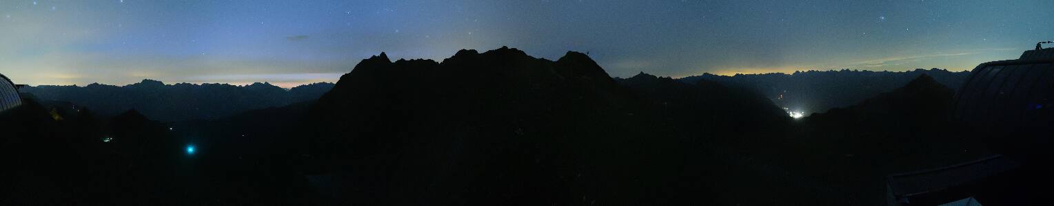 Silvretta Montafon Panorama Bahn am Hochjoch