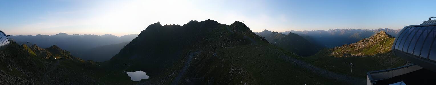 Silvretta Montafon Panorama Bahn am Hochjoch