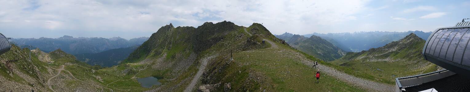 Silvretta Montafon | Panorama Bahn am Hochjoch