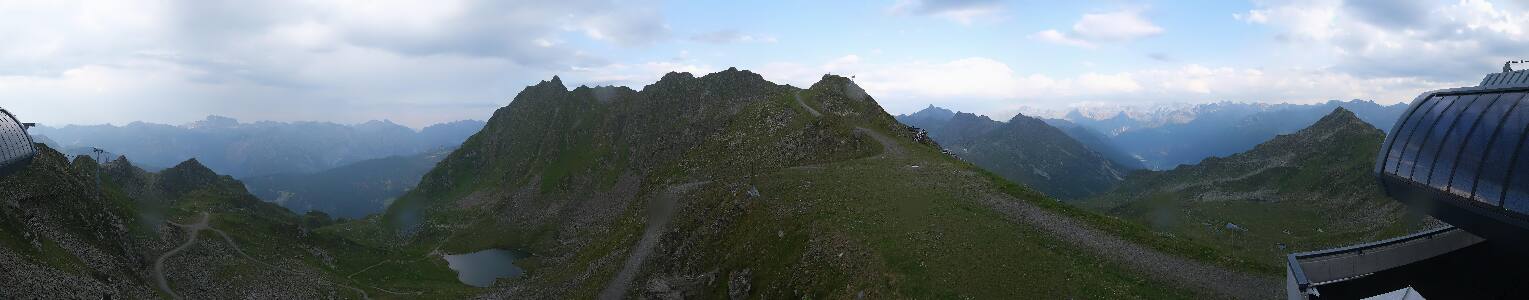Silvretta Montafon Panorama Bahn am Hochjoch