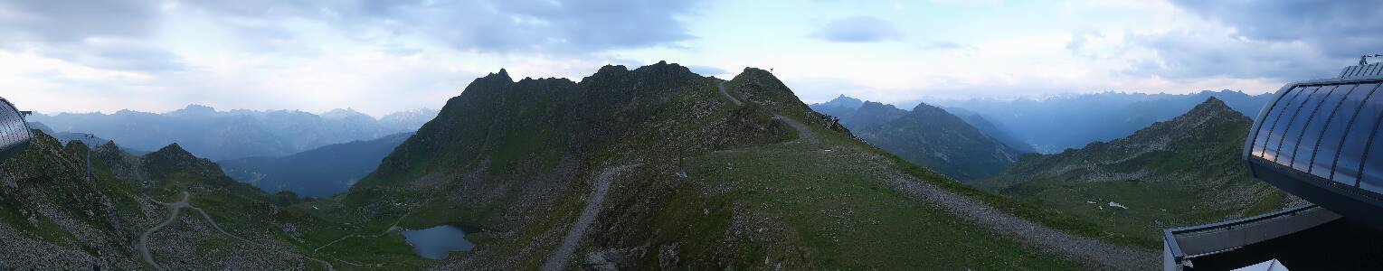 Silvretta Montafon Panorama Bahn am Hochjoch