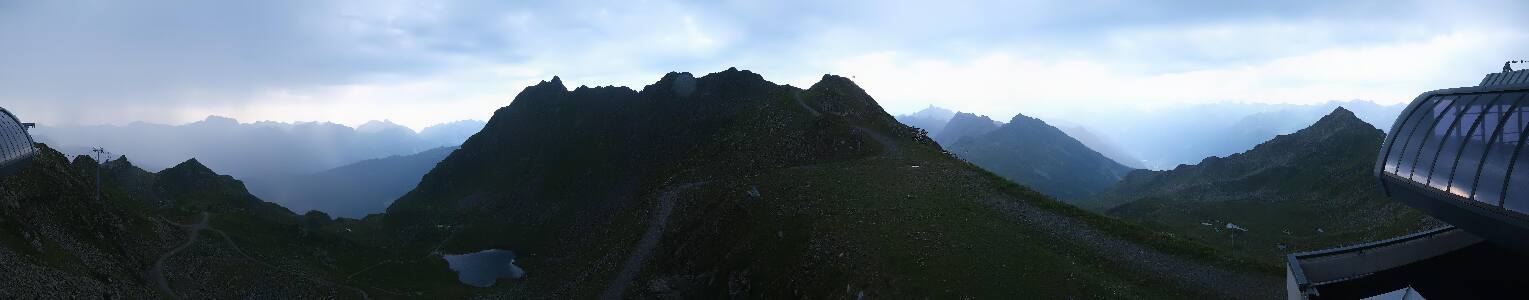 Silvretta Montafon Panorama Bahn am Hochjoch
