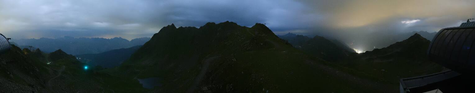 Silvretta Montafon Panorama Bahn am Hochjoch