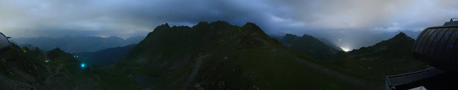 Silvretta Montafon Panorama Bahn am Hochjoch
