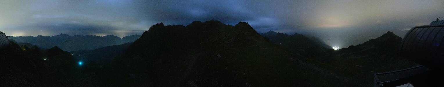 Silvretta Montafon Panorama Bahn am Hochjoch