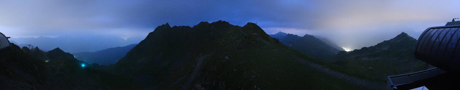 Silvretta Montafon Panorama Bahn am Hochjoch
