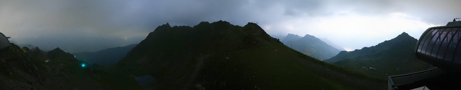 Silvretta Montafon Panorama Bahn am Hochjoch