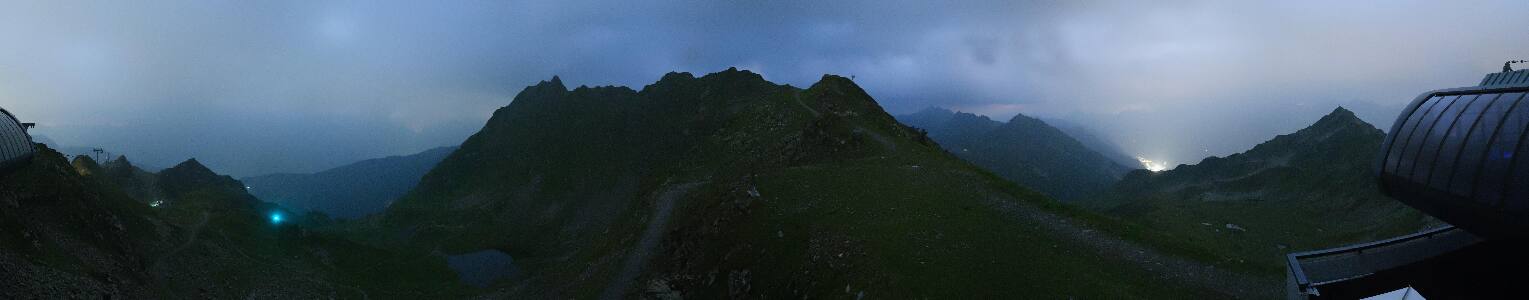 Silvretta Montafon Panorama Bahn am Hochjoch
