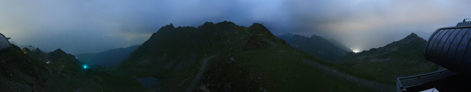 Silvretta Montafon Panorama Bahn am Hochjoch