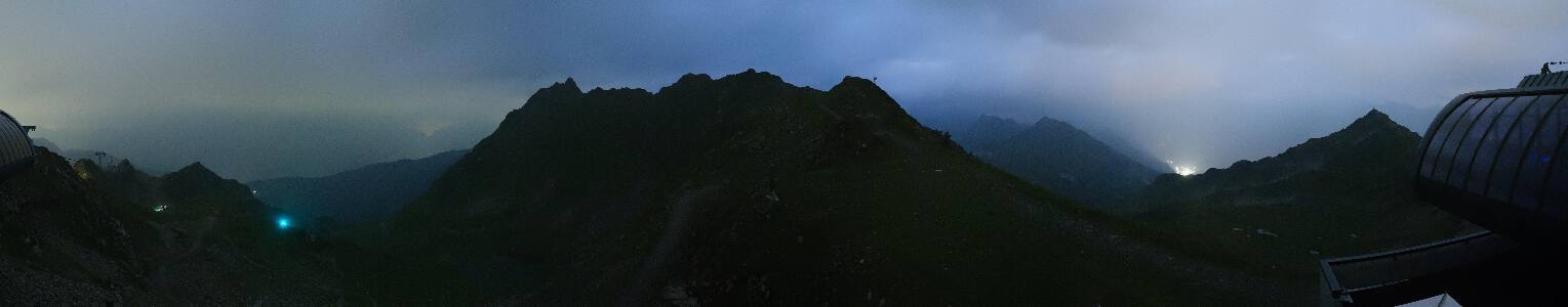 Silvretta Montafon Panorama Bahn am Hochjoch
