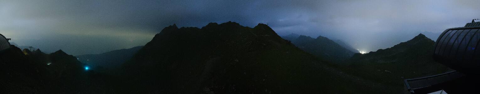 Silvretta Montafon Panorama Bahn am Hochjoch